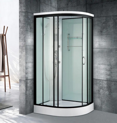 G2 Transparent glass L-shaped integral shower room